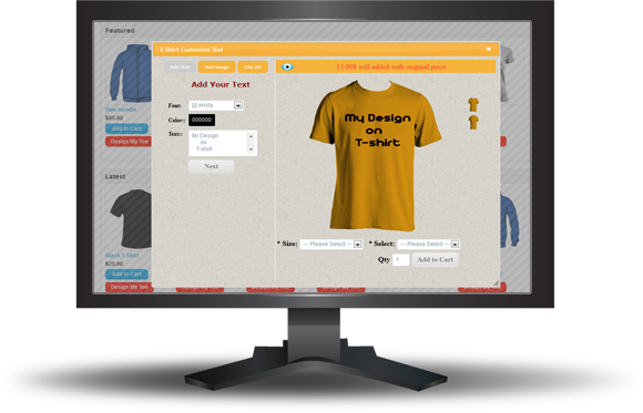 OpenCart Custom T-Shirt Design - 11
