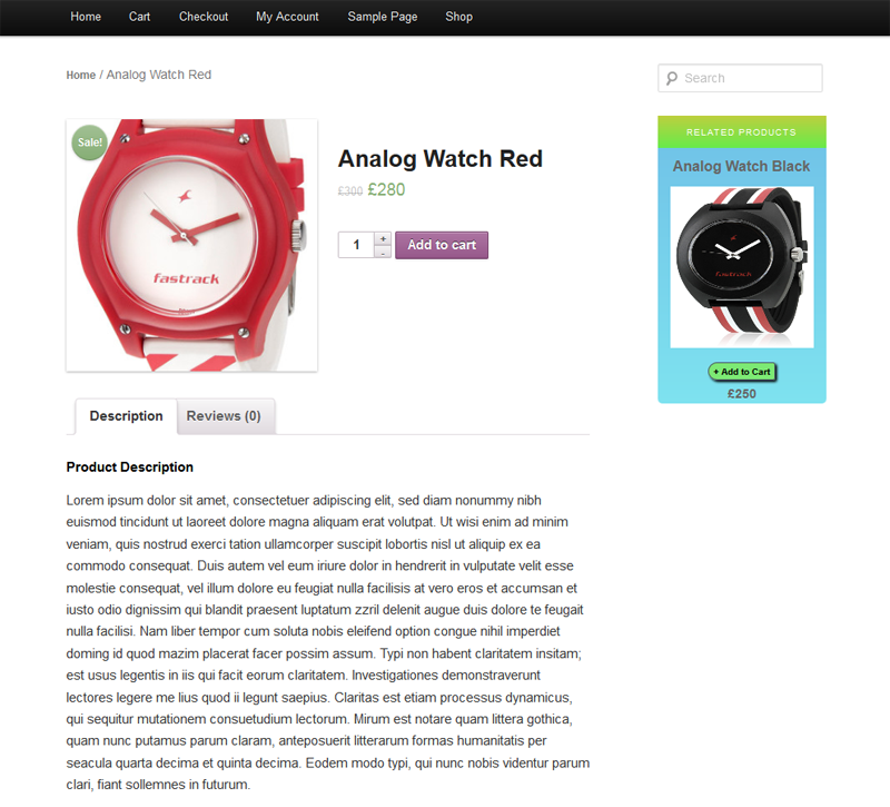 Related Products Widget for WooCommerce - 8